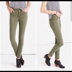 Madewell high riser skinny
